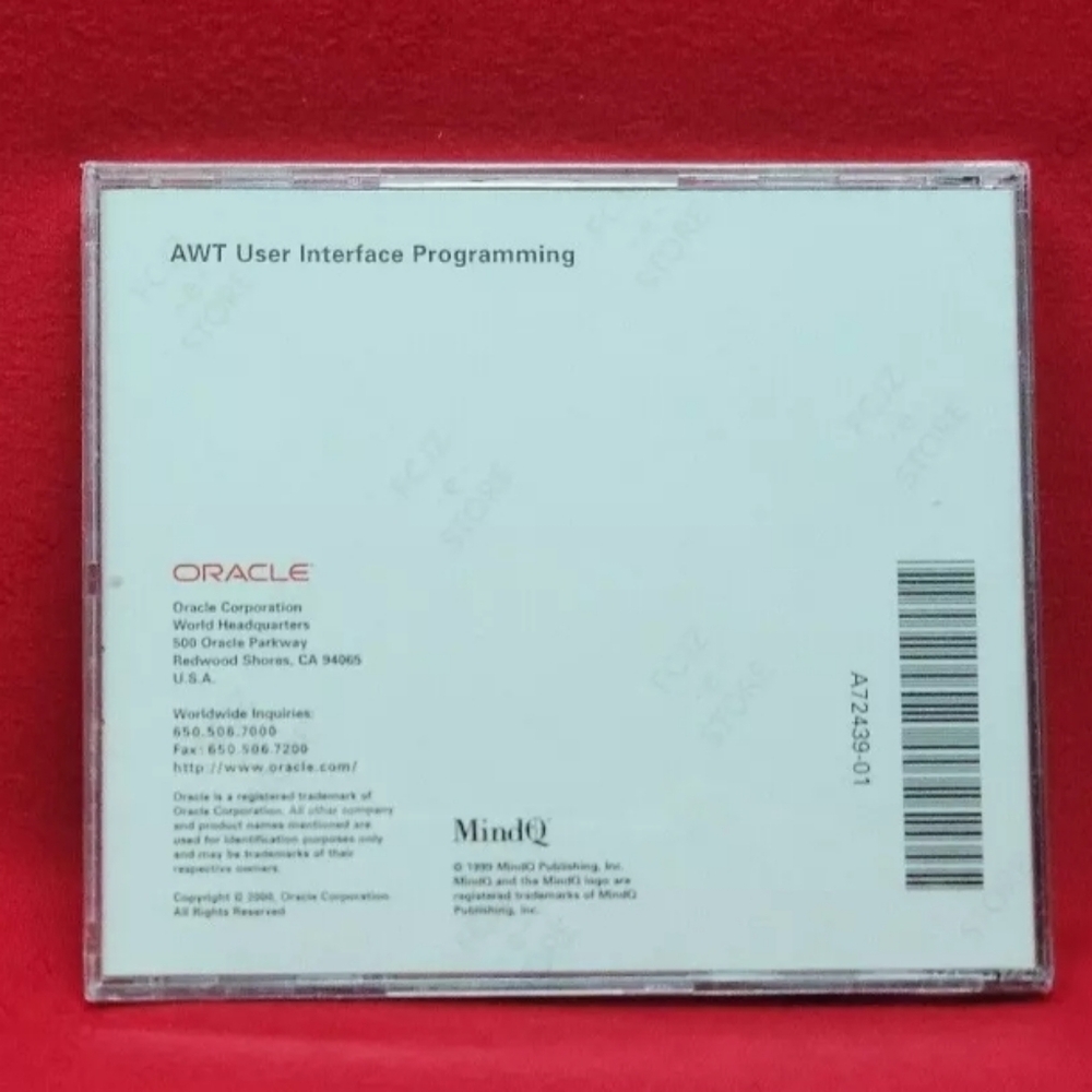 Oracle: AWT User Interface Programming (2000) CD-ROM, NEW - Picture 3 of 6
